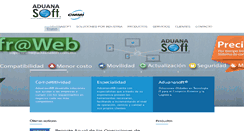 Desktop Screenshot of aduanasoft.com